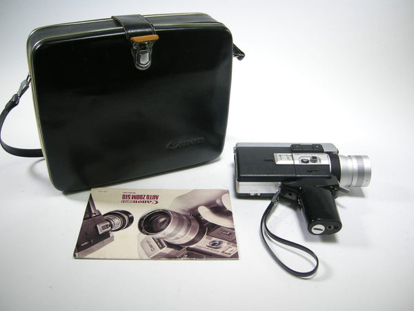 Canon Auto Zoom 518 Super 8 Movie Camera in Case Video Equipment - Video Camera Canon 180323