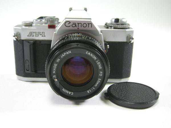 Canon AV-1 35mm SLR w/FD 50mm f1.8 35mm Film Cameras - 35mm SLR Cameras - 35mm SLR Student Cameras Canon 743303