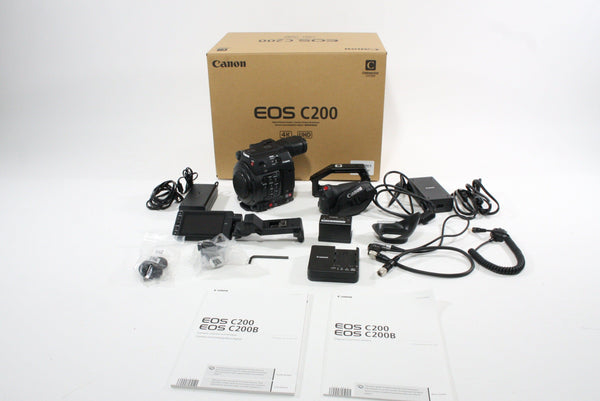 Canon C200 with Monitor and Accessories 427 hours on the Body Video Equipment - Video Camera Canon 372849300138