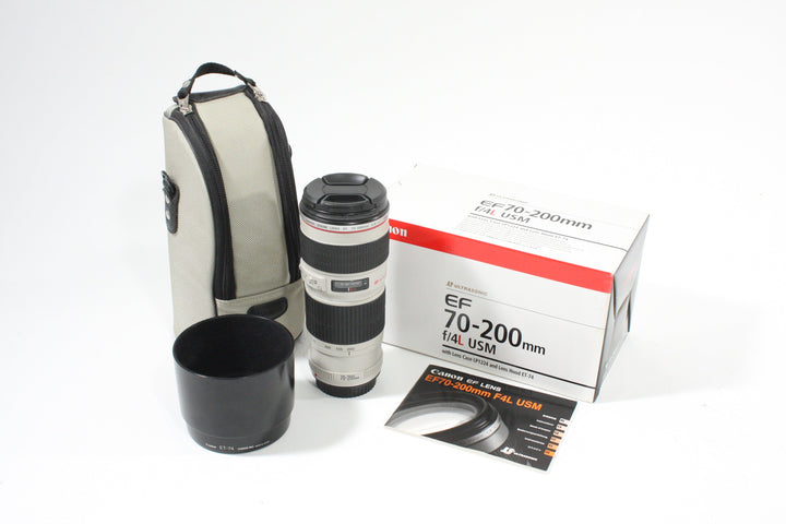 Canon EF 70-200mm F4L USM Lens Lenses Small Format - Canon EOS Mount Lenses - Canon EF Full Frame Lenses Canon 253424