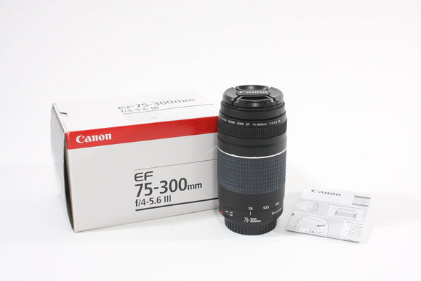 Canon EF 75-300mm F4-5.6 III Lenses Small Format - Canon EOS Mount Lenses - Canon EF Full Frame Lenses Canon 8701020835