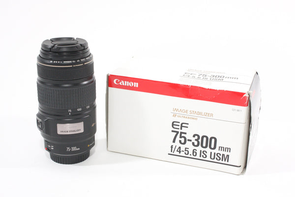 Canon EF 75-300mm F4-5.6 IS USM Lenses Small Format - Canon EOS Mount Lenses - Canon EF Full Frame Lenses Canon 38003446