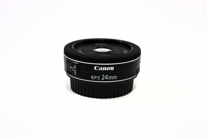 Canon EF-S 24mm F/2.8 STM  Lens Lenses Small Format - Canon EOS Mount Lenses - Canon EF-S Crop Sensor Lenses Canon 7611107809