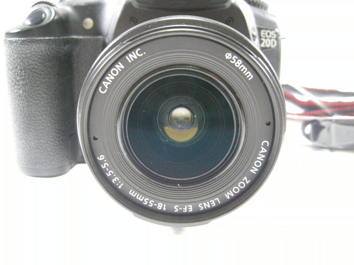Canon EOS 20D 8.1mp Digital SLR w/EF-S 18-55 f3.5-506 Digital Cameras - Digital SLR Cameras Canon 1020503609