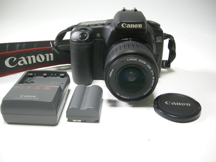 Canon EOS 20D 8.2mp Digital SLR w/EF-S 18-55 f3.5-5.6 Digital Cameras - Digital SLR Cameras Canon 0720405310