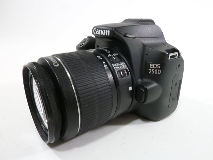 Canon EOS 250D 24.1mp Digital SLR w/EF-S 18-55mm Shutter Ct. Digital Cameras - Digital SLR Cameras Canon 253073014834