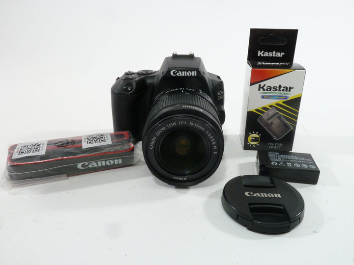 Canon EOS 250D 24.1mp Digital SLR w/EF-S 18-55mm Shutter Ct. Digital Cameras - Digital SLR Cameras Canon 253073014834