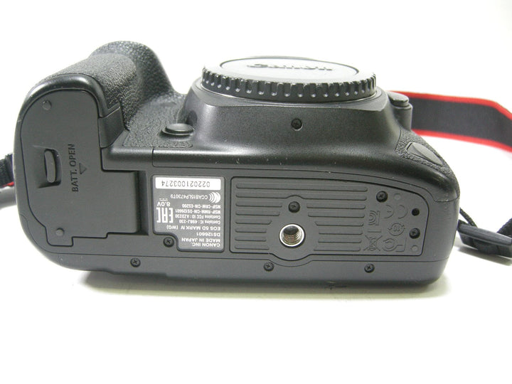Canon EOS 5D Mark IV 30.4mp Digital SLR Body Only Shutter Ct. #182,821 Digital Cameras - Digital SLR Cameras Canon 022021003274