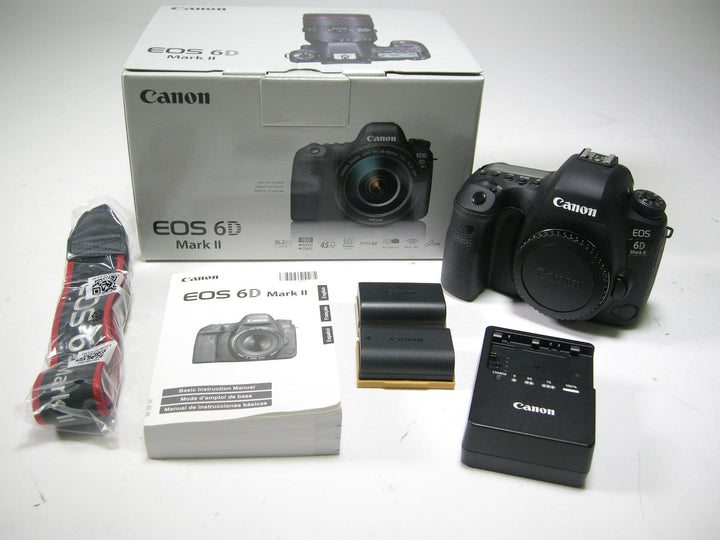 Canon EOS 6D Mark II 26.2mm Digital SLR Body Only Shutter #49,148 Digital Cameras - Digital SLR Cameras Canon 242052002030