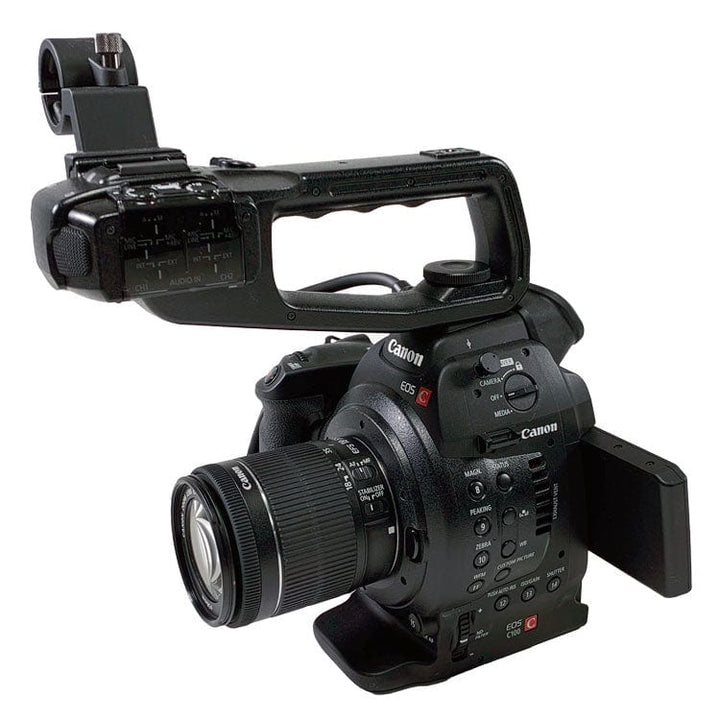 Canon EOS C100 Cinema Camera - Only 148HRS - Includes 18-55mm STM Lens Video Equipment - Video Camera Canon 612273400018