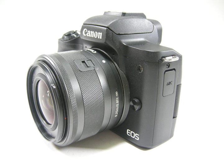 Canon EOS M50 Mark II 24.1mp Mirrorless Digital Camera w/EF-M 15-45 Digital Cameras - Digital Mirrorless Cameras Canon 342055005677