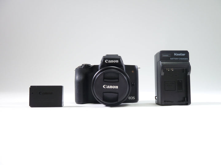 Canon EOS M50 w/ 1545mm f/3.56.3 Shutter Count 22000 Camera Exchange