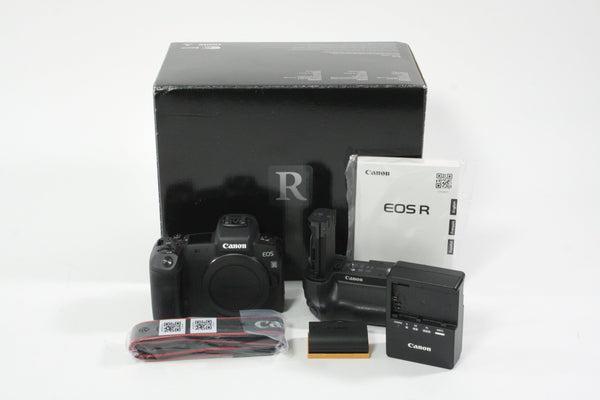 Canon EOS R w/Battery Grip BG-E22 - Shutter Count 62000 or less Digital Cameras - Digital Mirrorless Cameras Canon 022021000230