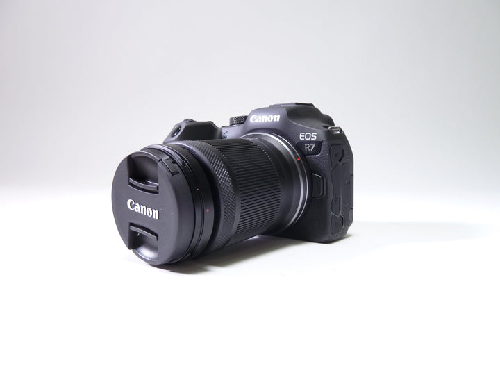 Canon EOS R7 w/18-150mm f/3.5-5.6 Lens Shutter Count Less than 100 Digital Cameras - Digital Mirrorless Cameras Canon 132034002371
