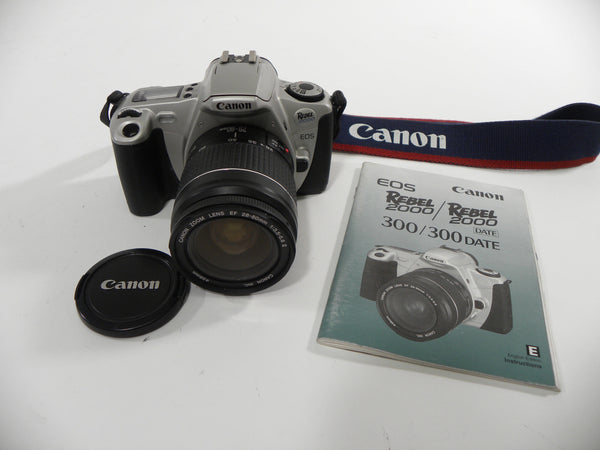 Canon EOS Rebel 2000 35mm SLR w/EF Zoom 28-80mm f3.5-5.6II 35mm Film Cameras - 35mm SLR Cameras Canon 4089711