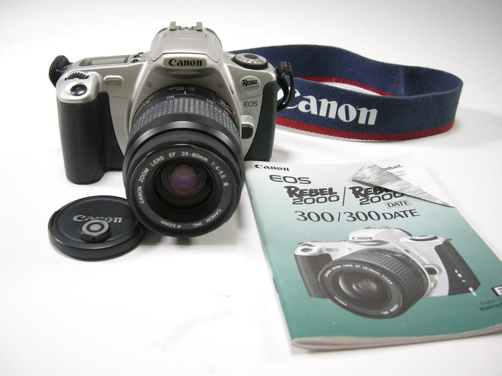 Canon EOS Rebel 2000 35mm SLR w/EF zoom 35-80mm f4-5.6 III 35mm Film Cameras - 35mm SLR Cameras Canon 4936814