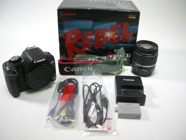 Canon EOS Rebel T1i 15.1mp Digital SLR w/18-55mm Shutter Ct. #108 Digital Cameras - Digital SLR Cameras Canon 1940761178