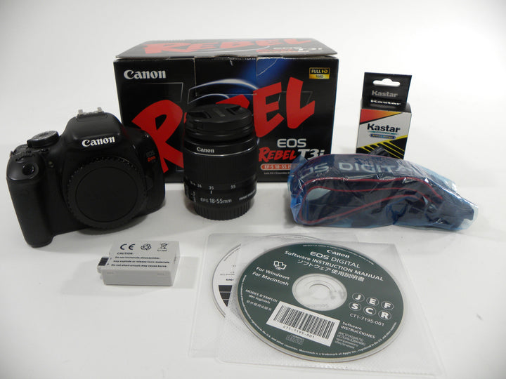 Canon EOS Rebel T3i Digital SLR w/EF-S 18-55 S/C 20,589 Digital Cameras - Digital SLR Cameras Canon 332076148023