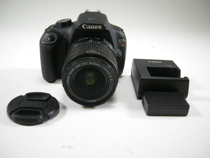 Canon EOS Rebel T5 18.0mp Digital SLR w/ EF-S 18-55 Shutter Ct. 3,643 Digital Cameras - Digital SLR Cameras Canon 242074018066