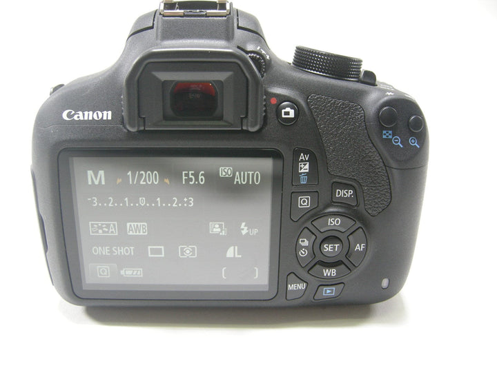 Canon EOS Rebel T5 18mp Digital SLR w/EF-S 18-55 f3.5-5.6 IS II S/C 258 Digital Cameras - Digital SLR Cameras Canon 072073066372