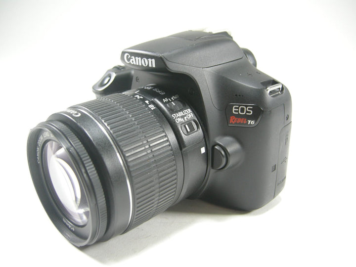 Canon EOS Rebel T6 18mp Digital SLR w/18-55 f3.5-5.6 S/C 23,110 Digital Cameras - Digital SLR Cameras Canon 192073057571