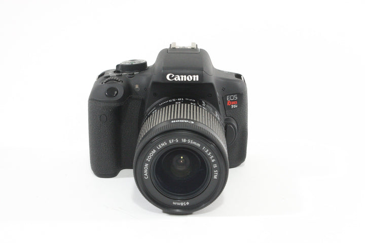 Canon EOS Rebel T6i with EF-S 18-55mm F3.5-5.6 IS STM - Shutter Count 678 Digital Cameras - Digital SLR Cameras Canon 292032007447