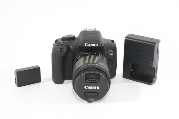 Canon EOS Rebel T6i with EF-S 18-55mm F3.5-5.6 IS STM - Shutter Count 678 Digital Cameras - Digital SLR Cameras Canon 292032007447