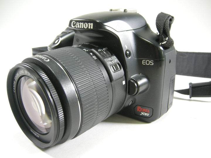 Canon EOS Rebel XSi 12.2mp Digital SLR w/EF-S 18-55 Shutter Ct. 243 Digital Cameras - Digital SLR Cameras Canon 2470610592
