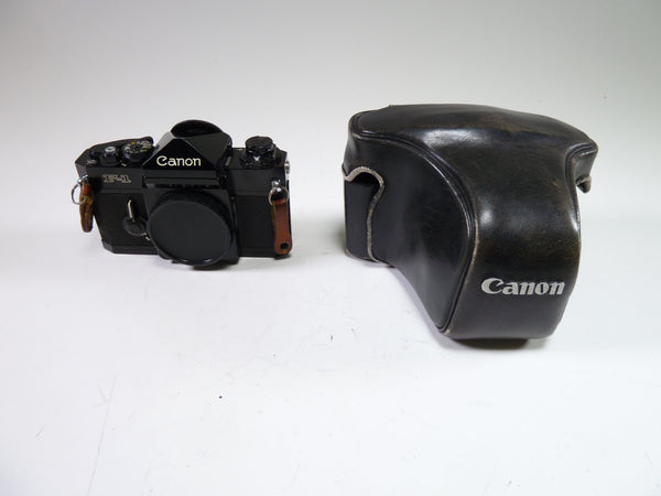 Canon F1 Body with Hard Leather Case 35mm Film Cameras - 35mm SLR Cameras Canon 135856