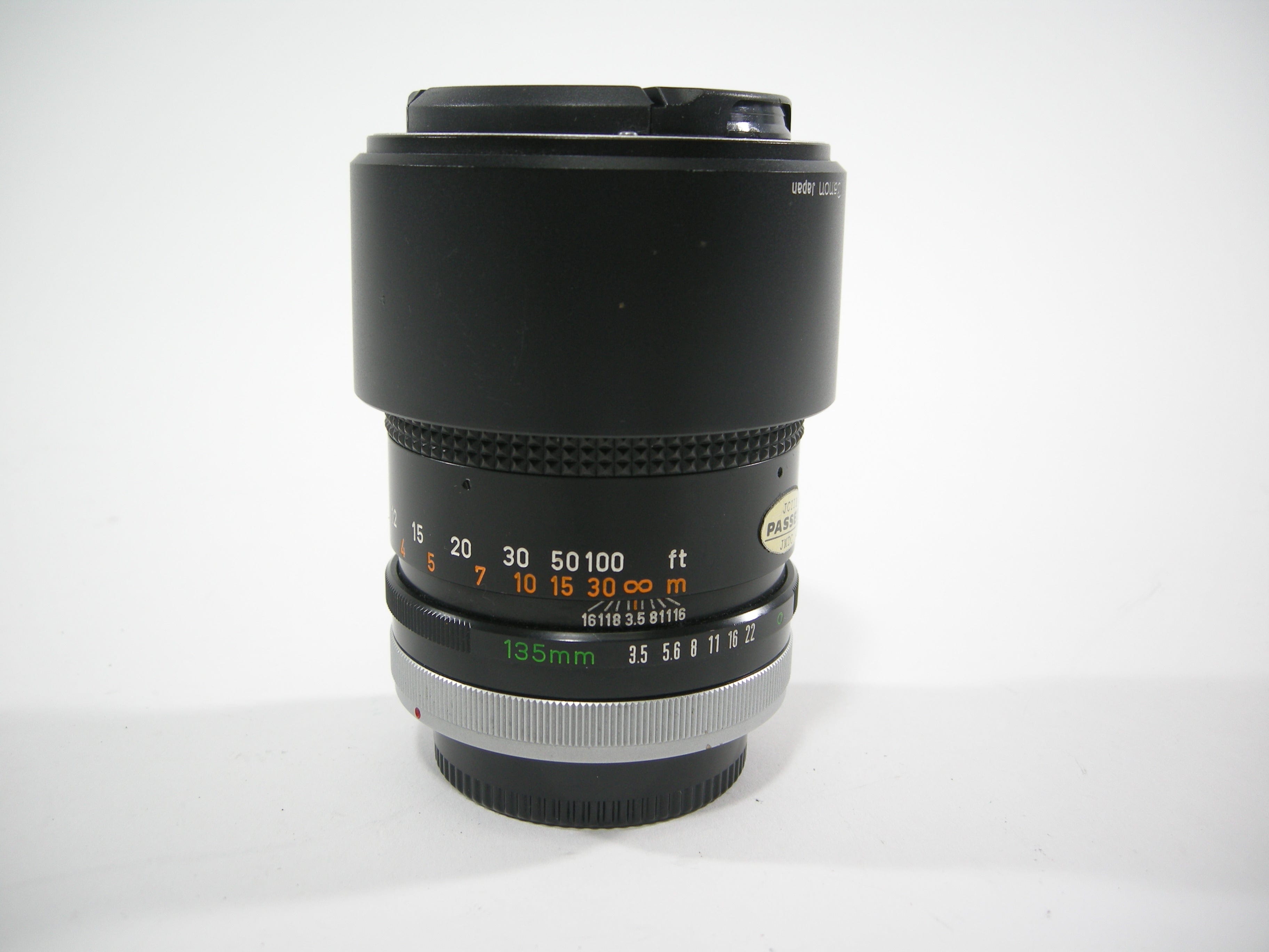 Canon FD 135mm f3.5 Chrome Nose lens – Camera Exchange