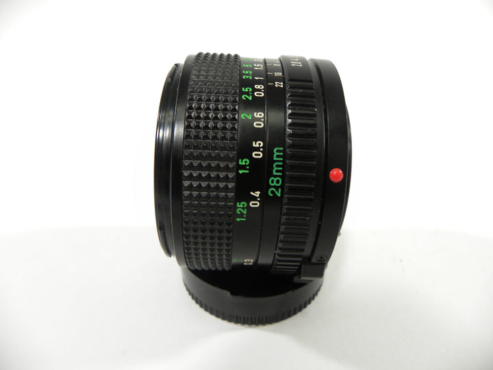 Canon FD 28mm f2.8 lens Lenses Small Format - Canon FD Mount lenses Canon 826623