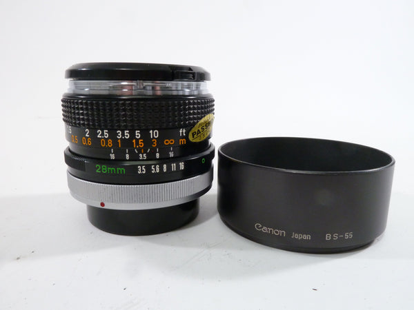 Canon FD 28mm f3.5 Lenses Small Format - Canon FD Mount lenses Canon 38906