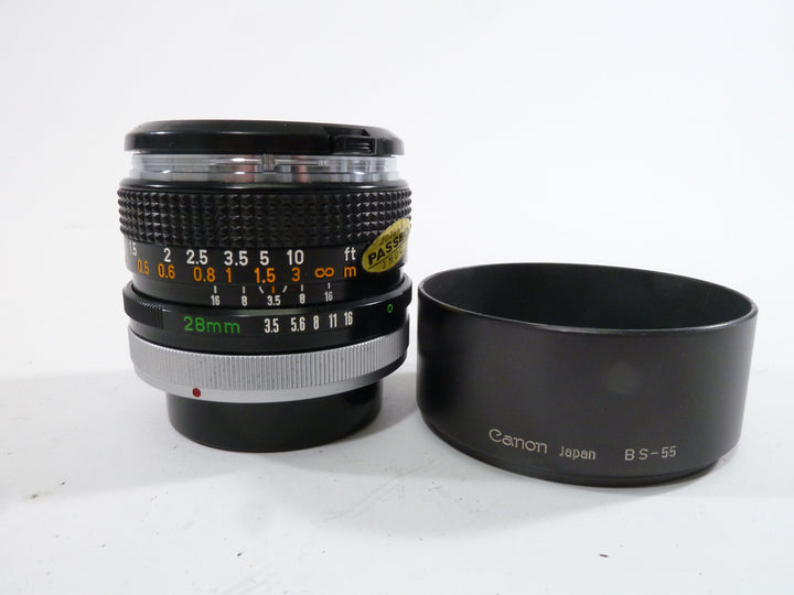 Canon FD 28mm f3.5 Lenses Small Format - Canon FD Mount lenses Canon 38906