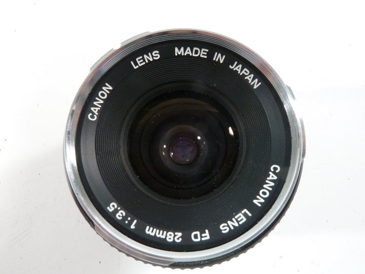 Canon FD 28mm f3.5 Lenses Small Format - Canon FD Mount lenses Canon 38906