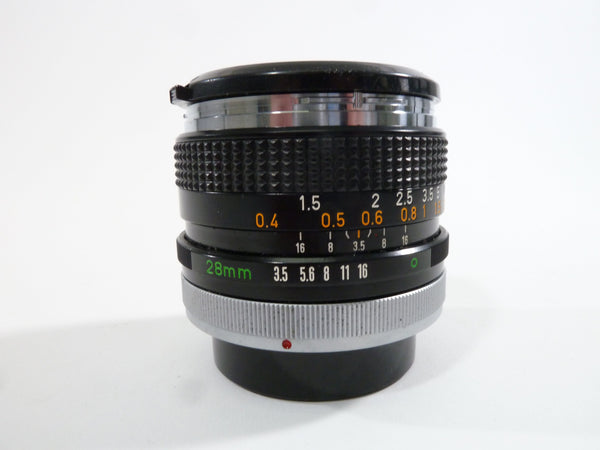 Canon FD 28mm f3.5 Lenses Small Format - Canon FD Mount lenses Canon 45323