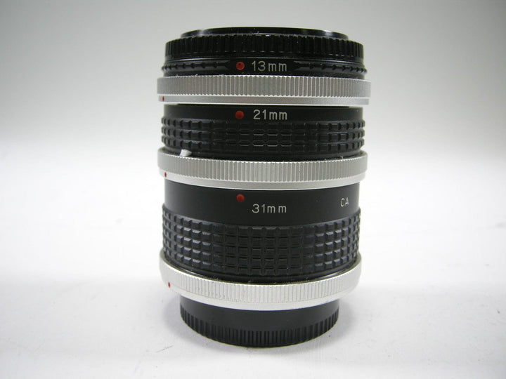 Canon FD Extension Tube set 13mm, 21mm, 31mm Lens Adapters and Extenders Canon 03010241