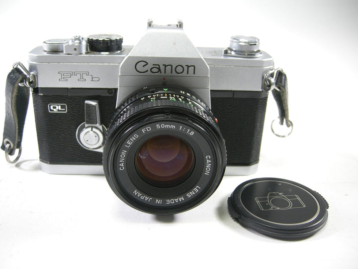 Canon FTb 35mm SLR w/FD 50mm f1.8 35mm Film Cameras - 35mm SLR Cameras Canon 593686