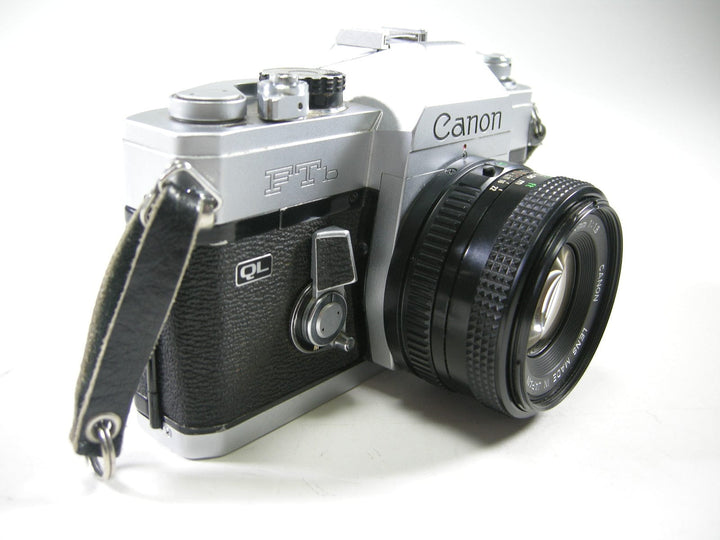 Canon FTb 35mm SLR w/FD 50mm f1.8 35mm Film Cameras - 35mm SLR Cameras Canon 593686