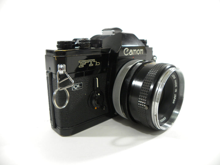 Canon FTb QL 35mm SLR w/FD 50mm f1.8 35mm Film Cameras - 35mm SLR Cameras Canon 09030241A