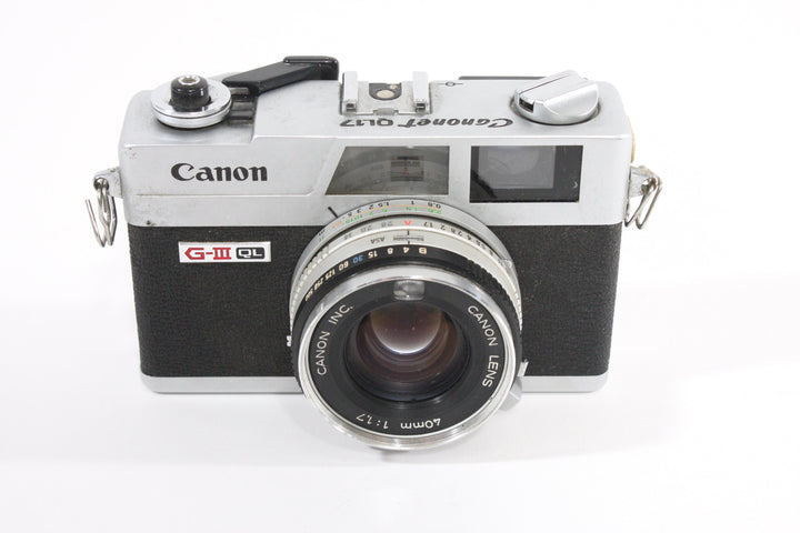 Canon G-III QL17 Film Camera w/40mm F1.7 Lens 35mm Film Cameras - 35mm Rangefinder or Viewfinder Camera Canon B88489