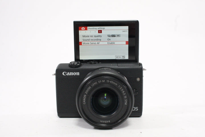Canon M200 Mirrorless Camera with 15-45mm f/3.5-6.3 IS STM Lens Digital Cameras - Digital Mirrorless Cameras Canon 122072000576