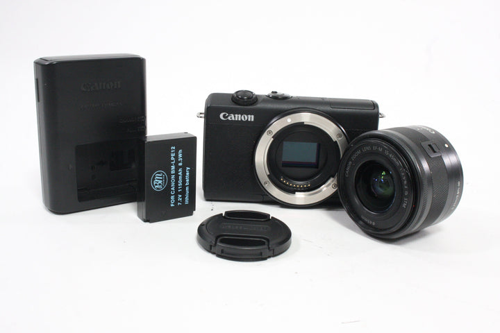 Canon M200 Mirrorless Camera with 15-45mm f/3.5-6.3 IS STM Lens Digital Cameras - Digital Mirrorless Cameras Canon 122072000576
