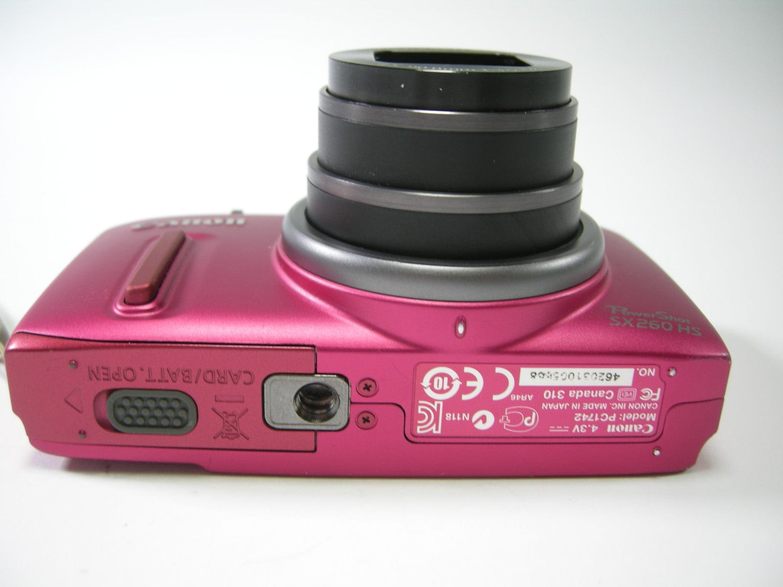 Canon Power Shot SX260 HS 12.1mp Digital camera (Pink) – Camera