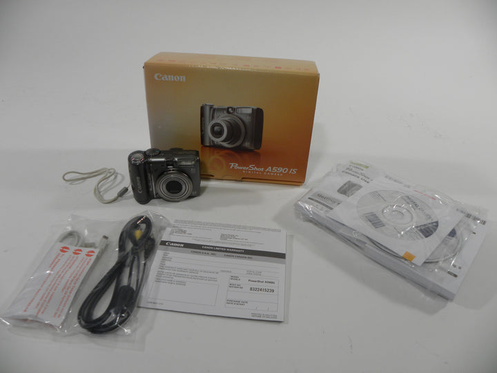 Canon PowerShot A590IS 8.0mp Digital Camera Digital Cameras - Digital Point and Shoot Cameras Canon 8322415239