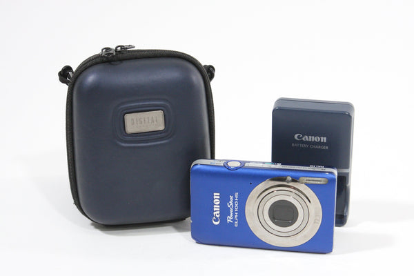 Canon Powershot E100HS  Digital Camera 12MP - Blue Digital Cameras - Digital Point and Shoot Cameras Canon PC1588