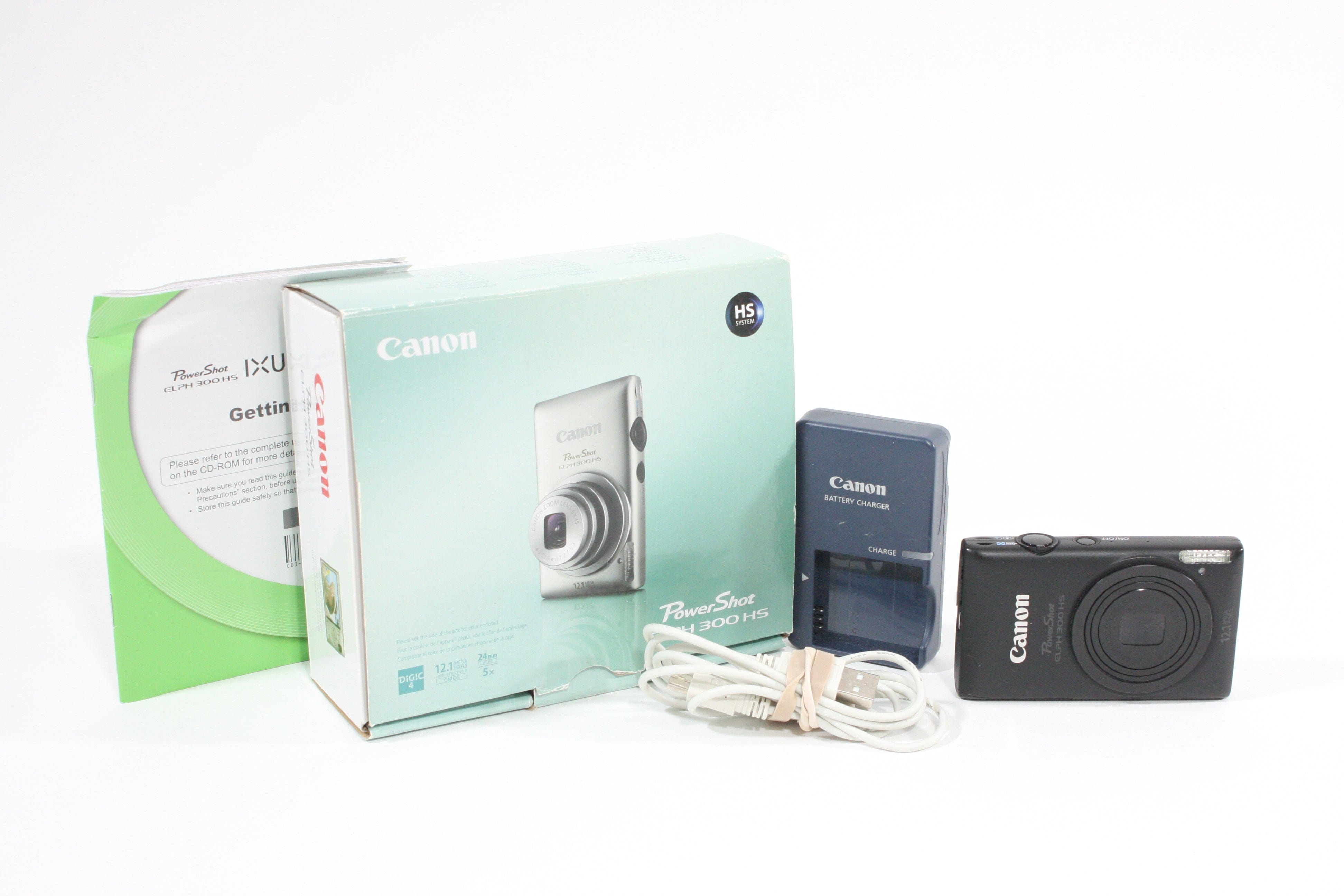 Canon PowerShot Elph 300 HS - Black – Camera Exchange