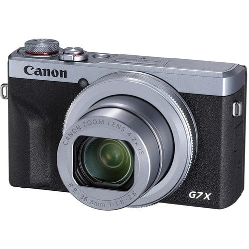 Canon PowerShot G7 X Mark III Digital Camera (Silver) Digital Cameras - Digital Point and Shoot Cameras Canon CAN3638C001