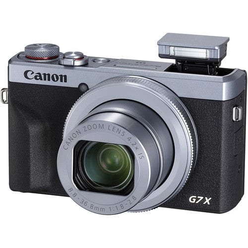 Canon PowerShot G7 X Mark III Digital Camera (Silver) Digital Cameras - Digital Point and Shoot Cameras Canon CAN3638C001