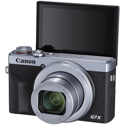 Canon PowerShot G7 X Mark III Digital Camera (Silver) Digital Cameras - Digital Point and Shoot Cameras Canon CAN3638C001