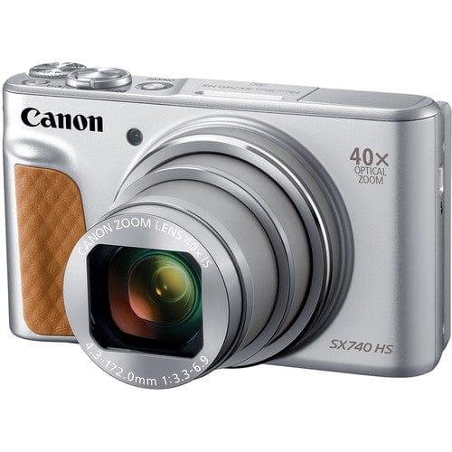 Canon PowerShot SX740 HS Digital Camera (Silver) Digital Cameras - Digital Point and Shoot Cameras Canon CAN2956C001